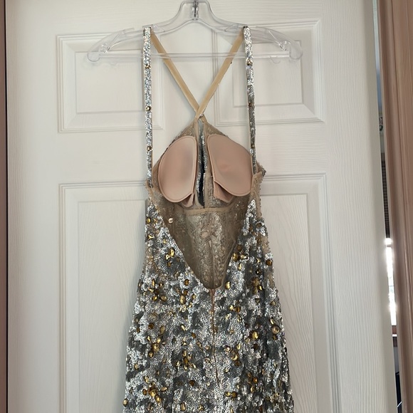 JOVANI FITTED EMBELLISHED EVENING GOWN - Picture 7 of 11